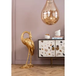 KARE Design Figurine Décorative Crane Dore