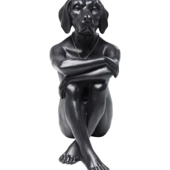 KARE Design Figurine Décorative Gangster Dog Noire