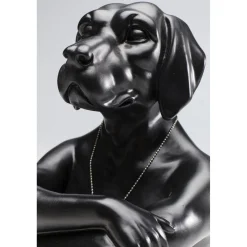 KARE Design Figurine Décorative Gangster Dog Noire