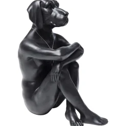 KARE Design Figurine Décorative Gangster Dog Noire