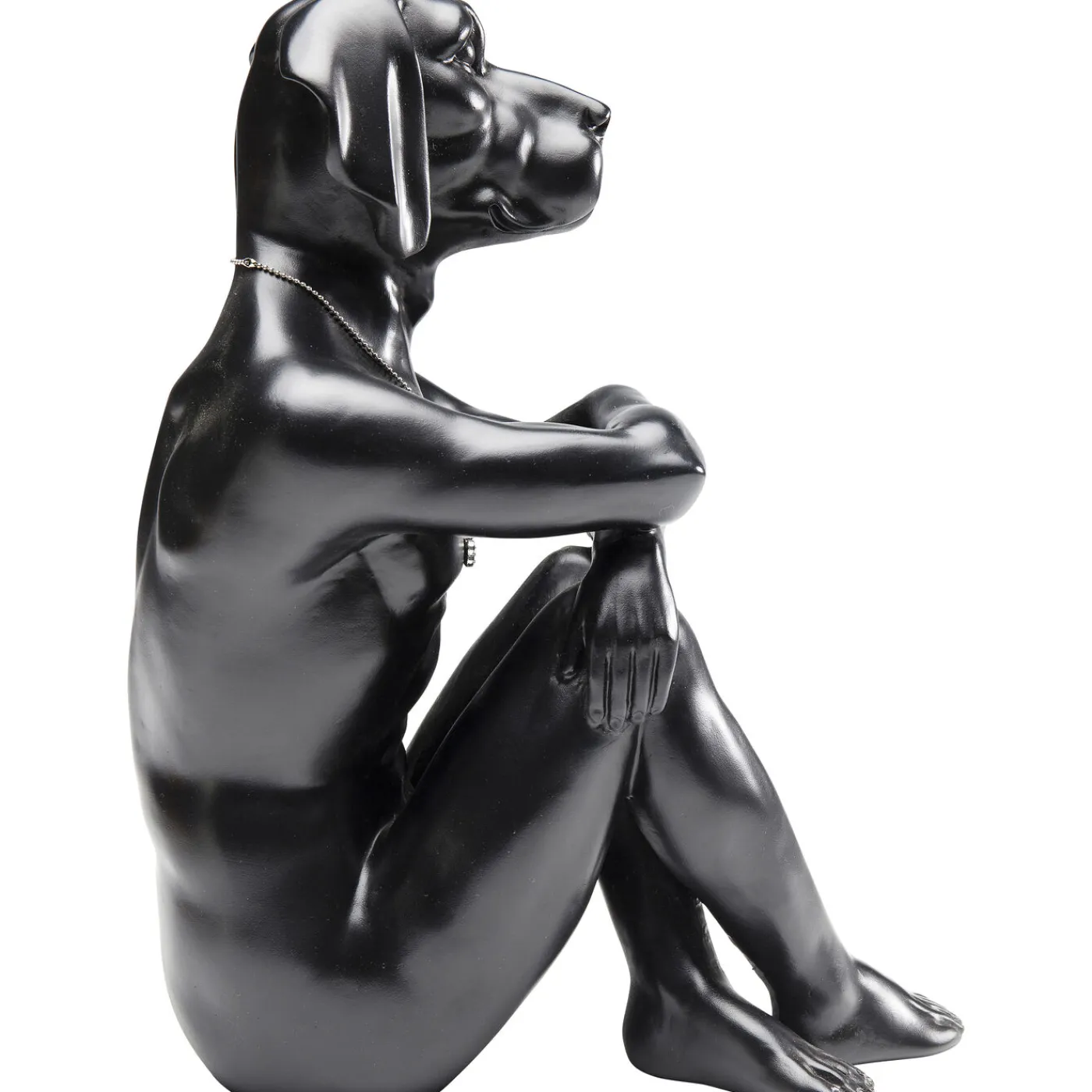 KARE Design Figurine Décorative Gangster Dog Noire