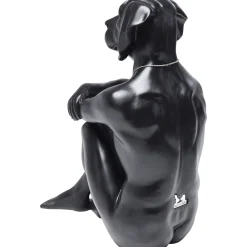 KARE Design Figurine Décorative Gangster Dog Noire