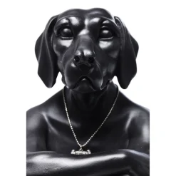 KARE Design Figurine Décorative Gangster Dog Noire