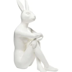 KARE Design Figurine Décorative Gangster Rabbit Blanc