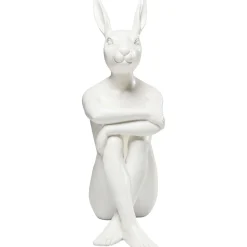 KARE Design Figurine Décorative Gangster Rabbit Blanc