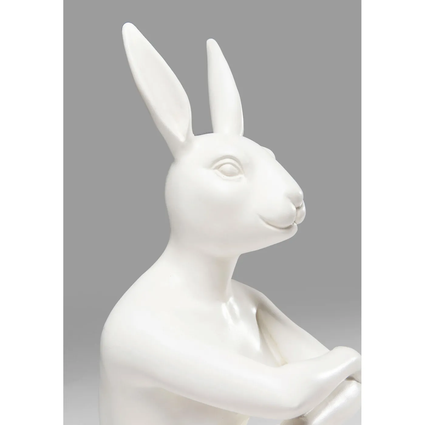 KARE Design Figurine Décorative Gangster Rabbit Blanc