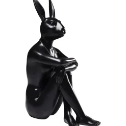 KARE Design Figurine Décorative Gangster Rabbit Noir