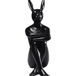 KARE Design Figurine Décorative Gangster Rabbit Noir