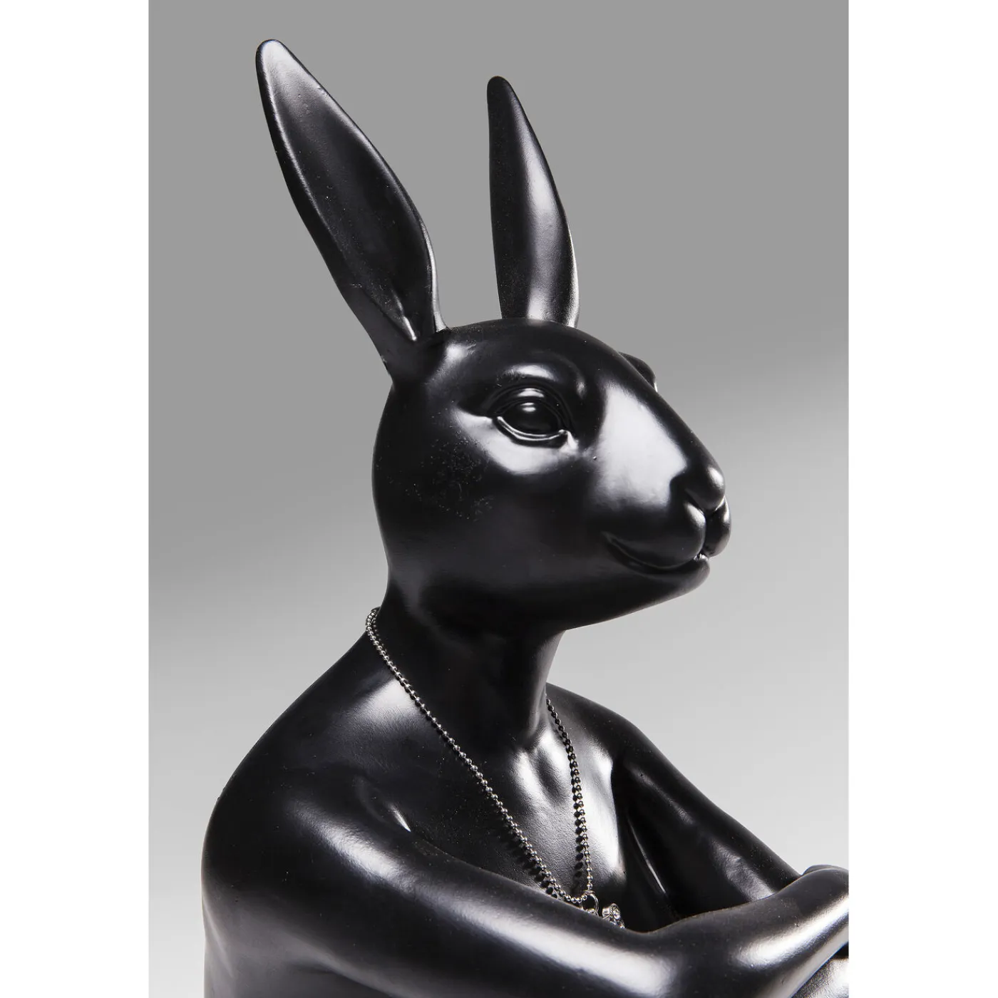 KARE Design Figurine Décorative Gangster Rabbit Noir