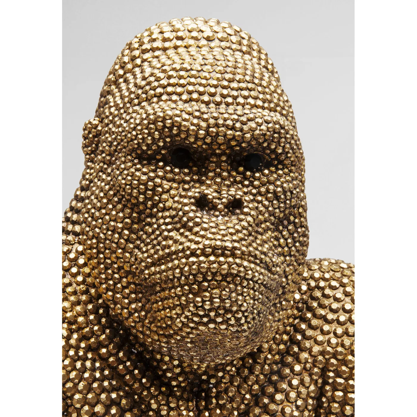 KARE Design Figurine Décorative Gorilla Dore 80Cm