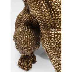 KARE Design Figurine Décorative Gorilla Dore 80Cm