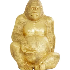 KARE Design Figurine Décorative Gorilla Dore Xxl 249