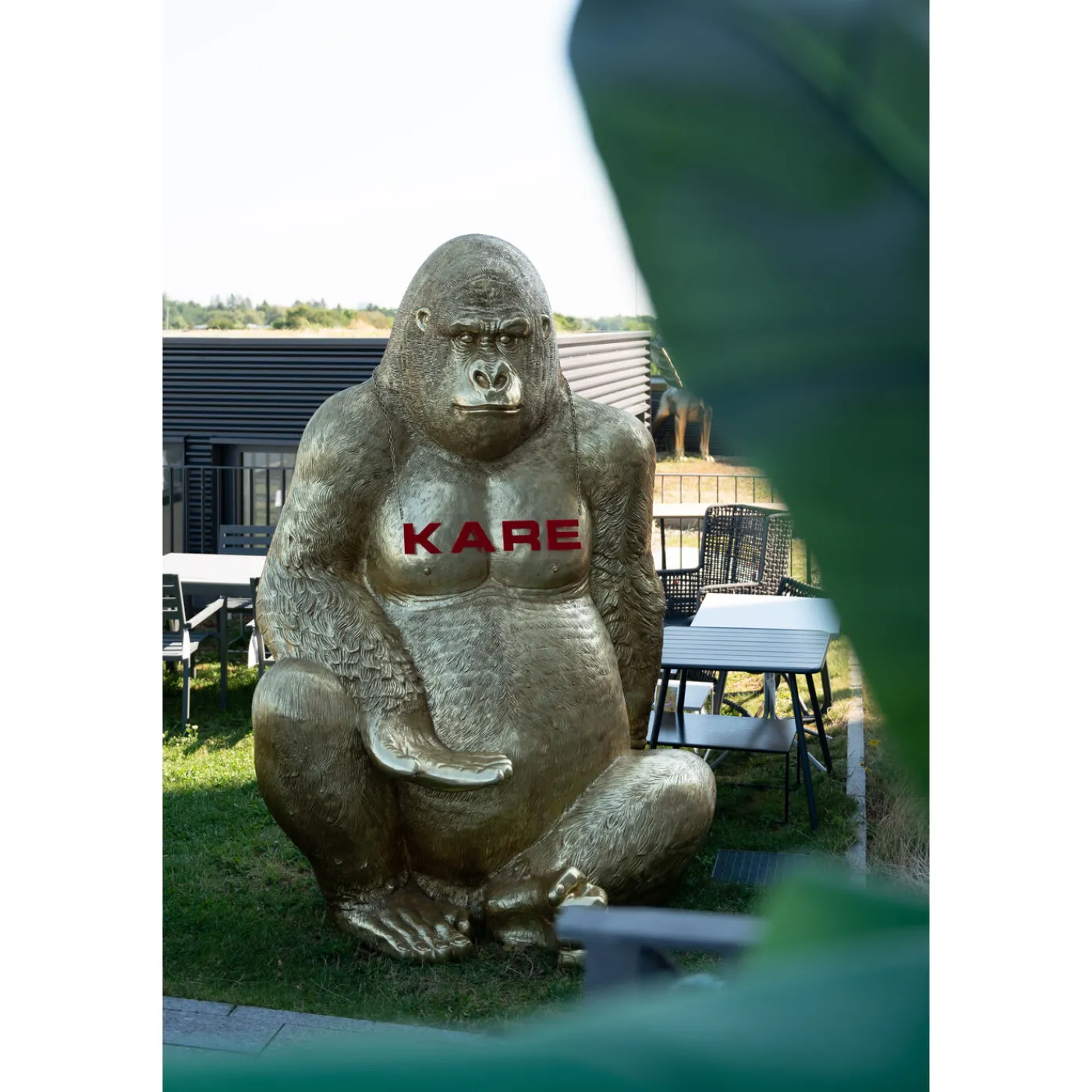 KARE Design Figurine Décorative Gorilla Dore Xxl 249
