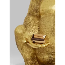 KARE Design Figurine Décorative Gorilla Dore Xxl 249