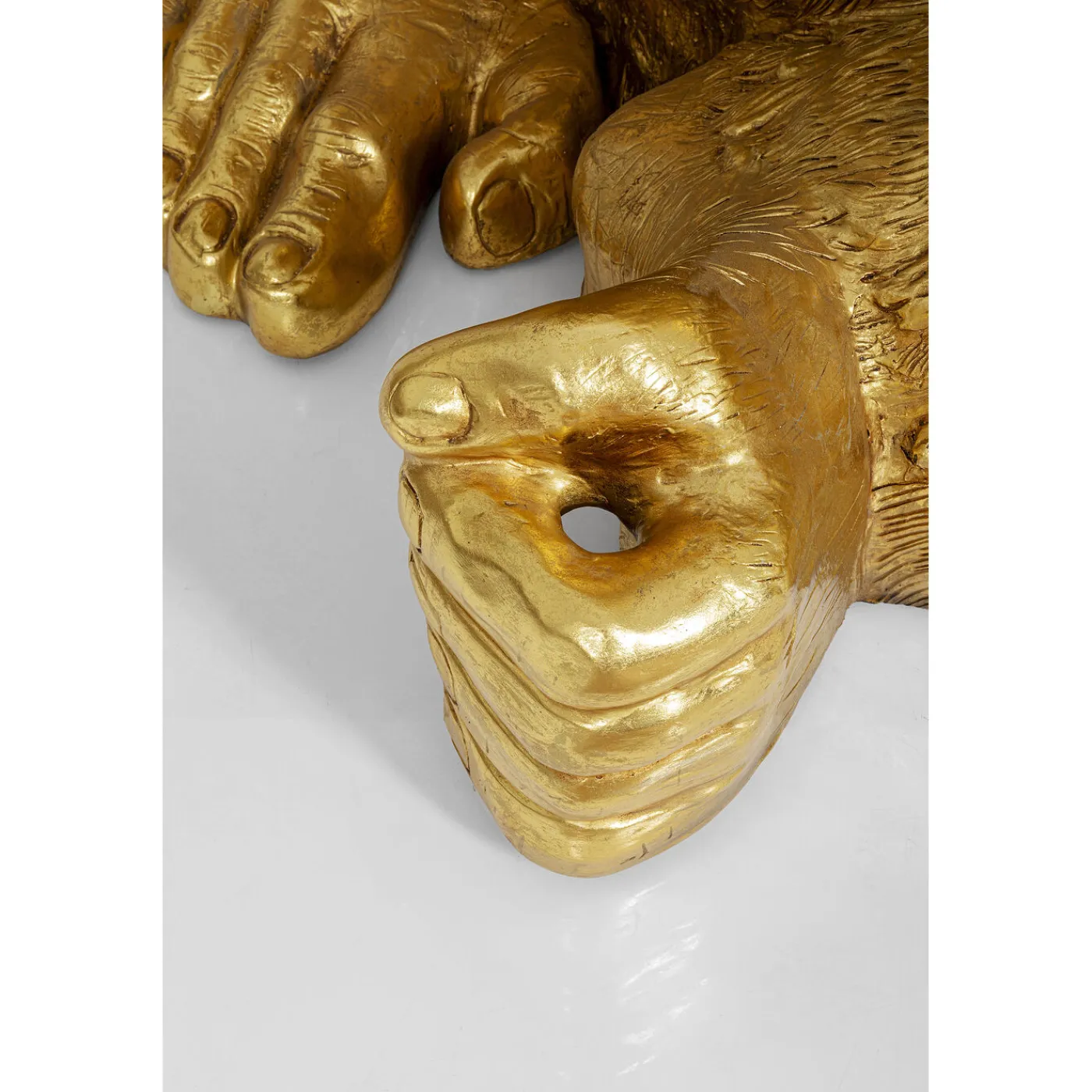 KARE Design Figurine Décorative Gorilla Dore Xxl 249