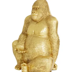 KARE Design Figurine Décorative Gorilla Dore Xxl 249
