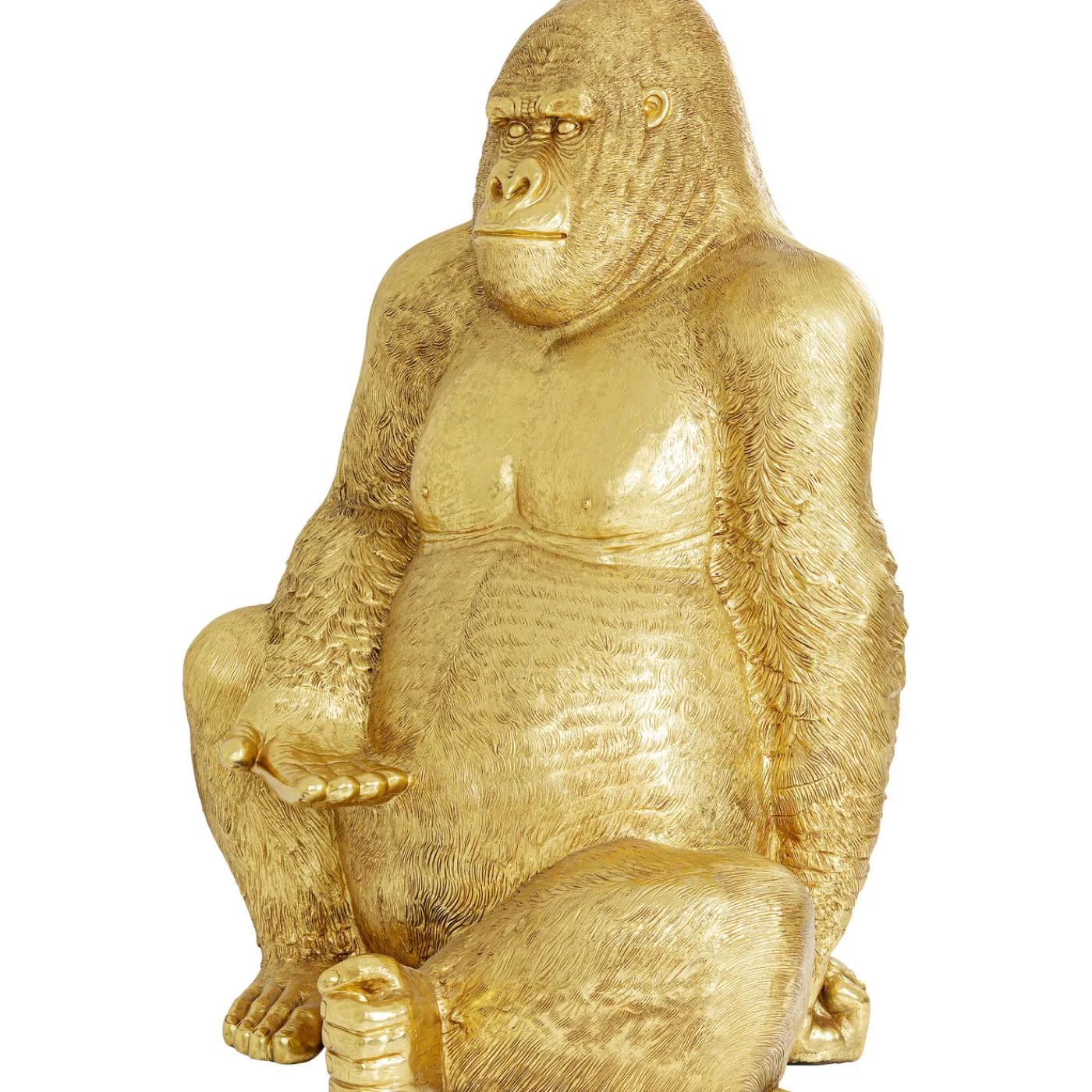 KARE Design Figurine Décorative Gorilla Dore Xxl 249