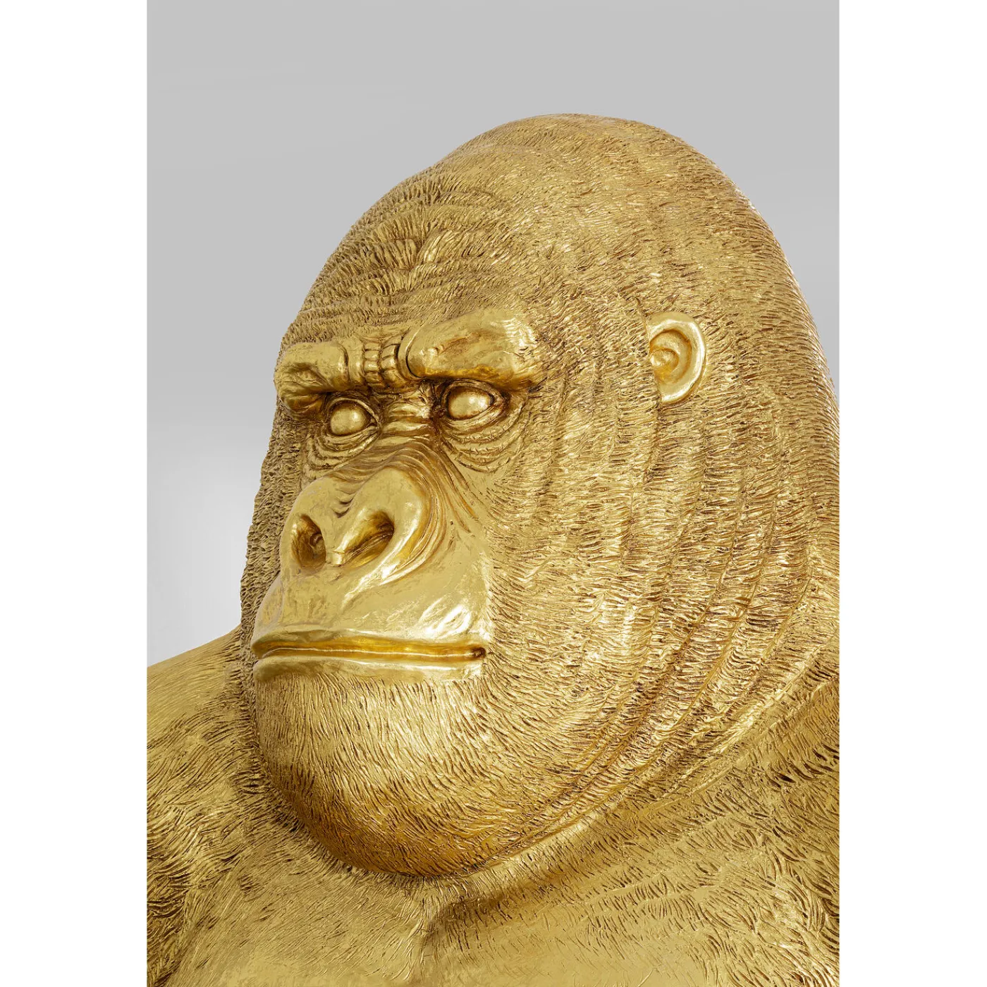 KARE Design Figurine Décorative Gorilla Dore Xxl 249