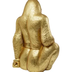 KARE Design Figurine Décorative Gorilla Dore Xl180