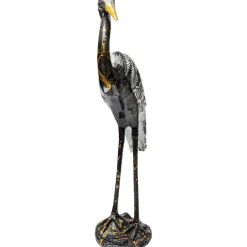 KARE Design Figurine Décorative Heron Noir 70Cm
