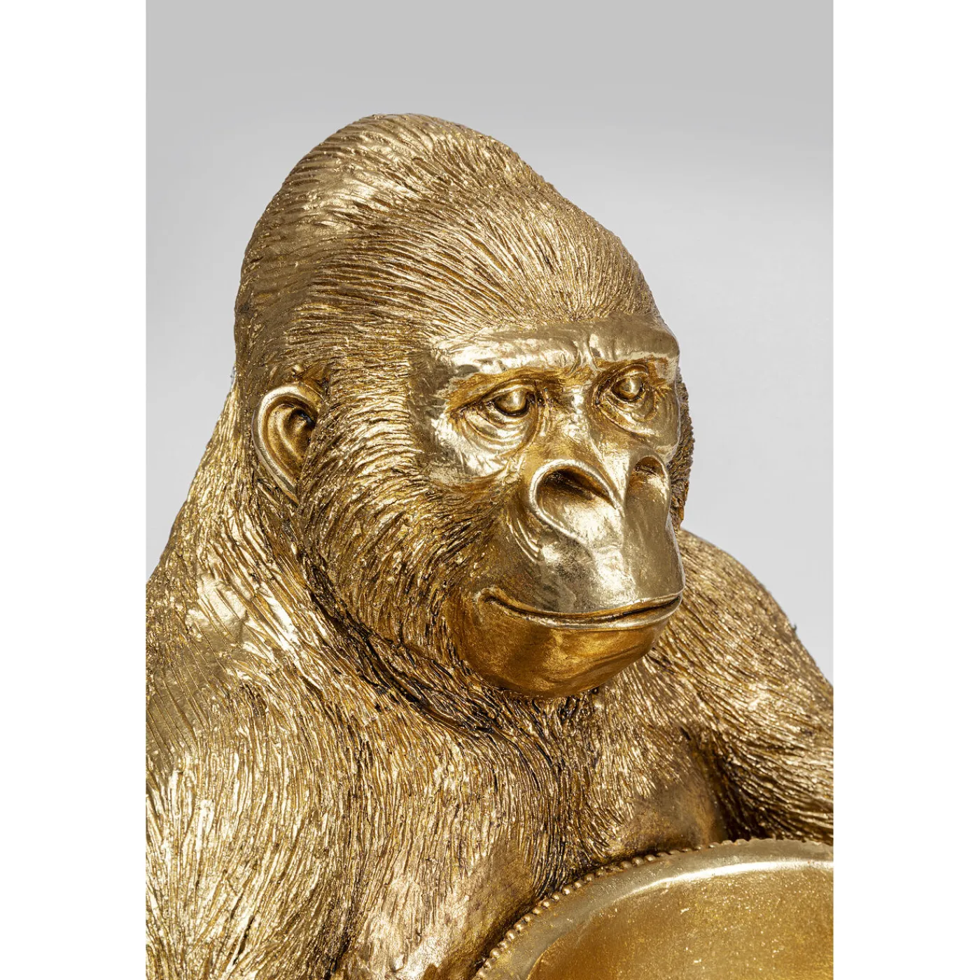 KARE Design Figurine Décorative Holding Bowl Dore 41Cm