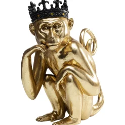 KARE Design Figurine Décorative King Lui Dore 35Cm