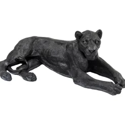 KARE Design Figurine Décorative Lion Noir 113Cm