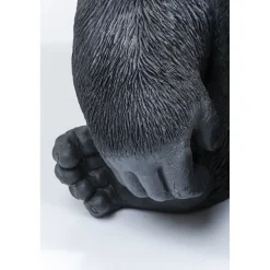 KARE Design Figurine Décorative Monkey Gorilla Side Noir76Cm