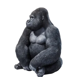 KARE Design Figurine Décorative Monkey Gorilla Side Noir76Cm