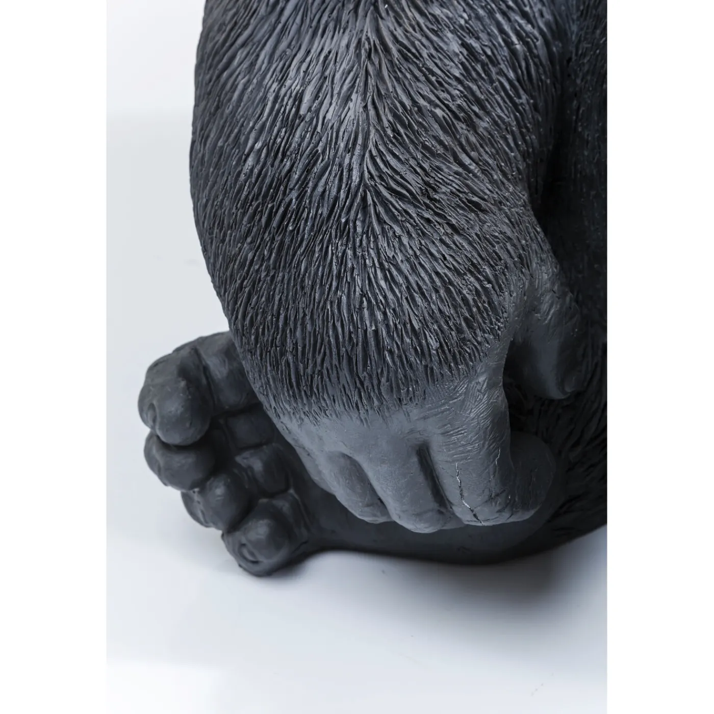 KARE Design Figurine Décorative Monkey Gorilla Side Noir76Cm