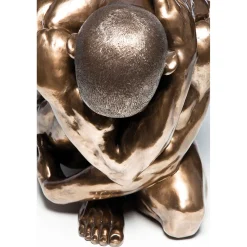 KARE Design Figurine Décorative Nude Man Hug Bronze 54Cm