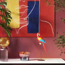 KARE Design Figurine Décorative Parrot Macaw 36Cm