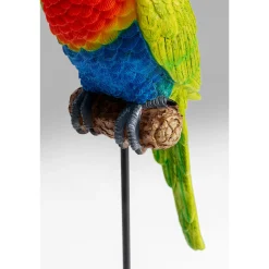 KARE Design Figurine Décorative Parrot Vert 36Cm