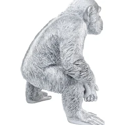 KARE Design Figurine Décorative Playing Ape Argente 50Cm