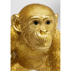 KARE Design Figurine Décorative Playing Ape Dore 50Cm