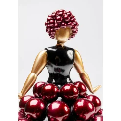 KARE Design Figurine Décorative Primaballerina Pom Violet 35Cm