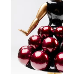 KARE Design Figurine Décorative Primaballerina Pom Violet 35Cm