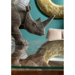 KARE Design Figurine Décorative Rhino Rivets Pearls 25Cm