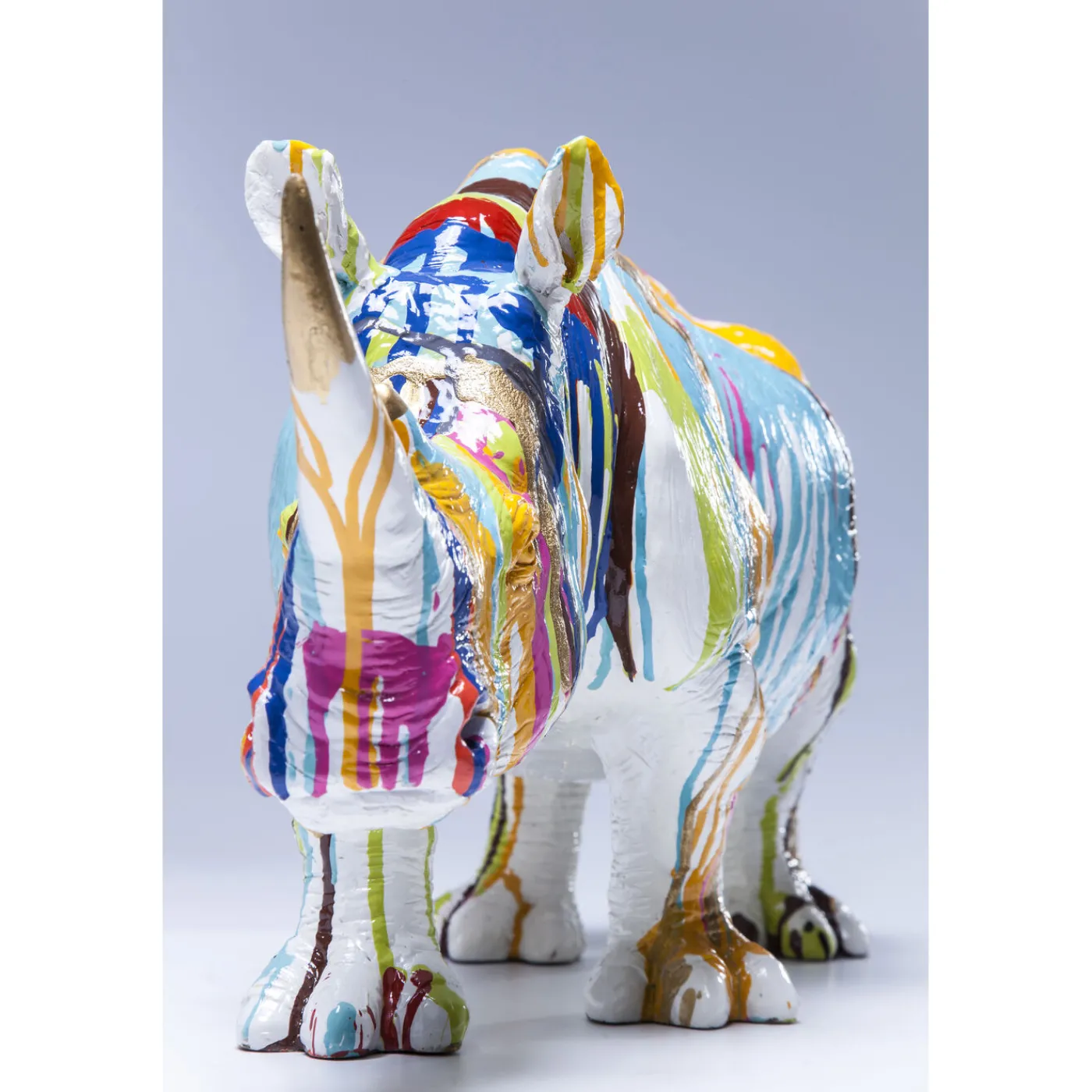 KARE Design Figurine Décorative Rhino Colore 26Cm