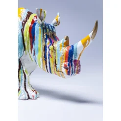 KARE Design Figurine Décorative Rhino Colore 26Cm