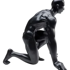 KARE Design Figurine Décorative Runner Noir 25Cm