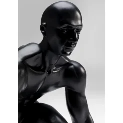 KARE Design Figurine Décorative Runner Noir 25Cm