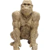 KARE Design Figurine Décorative Shiny Gorilla Dore 46Cm