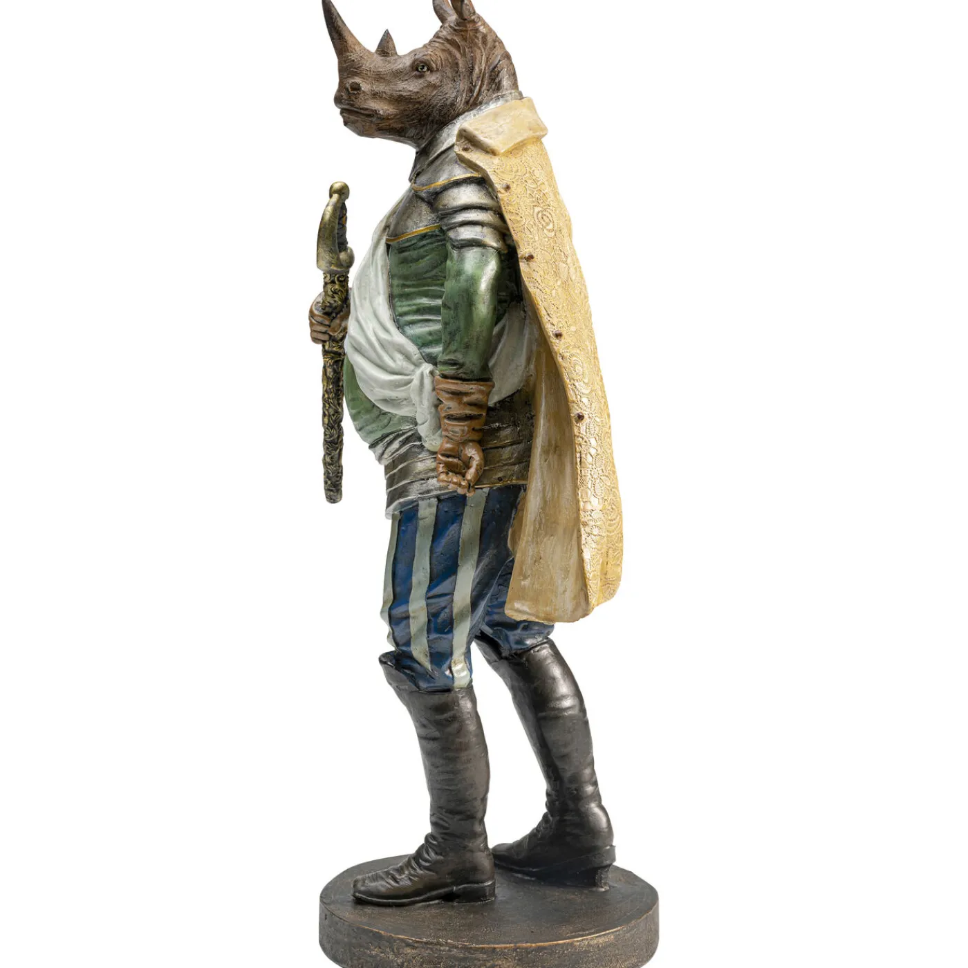 KARE Design Figurine Décorative Sir Rhino Standing 42Cm