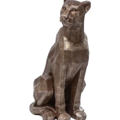 KARE Design Figurine Décorative Sitting Cat Rivet Cuivree