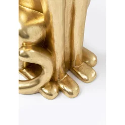 KARE Design Figurine Décorative Sitting Leopard Dore 150