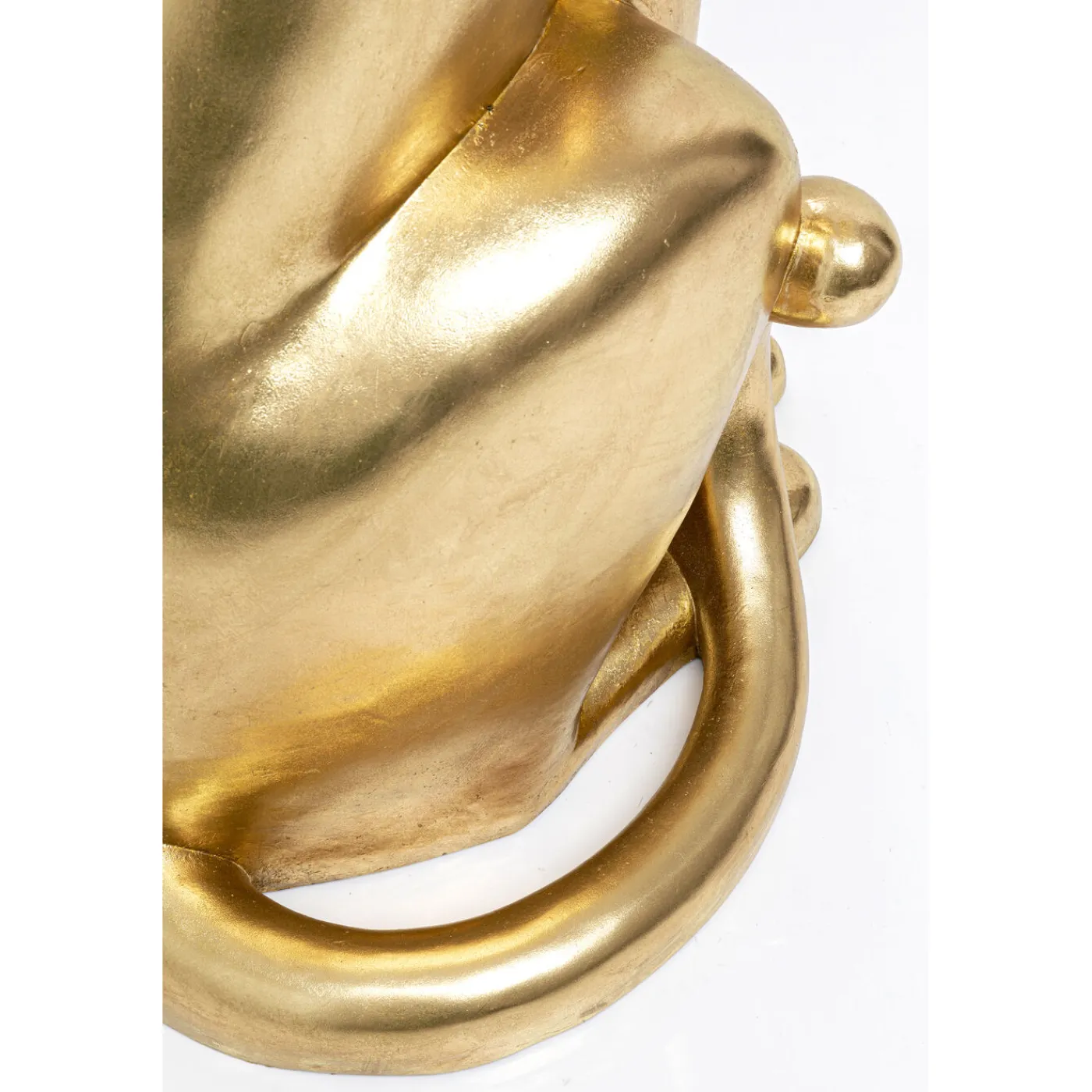 KARE Design Figurine Décorative Sitting Leopard Dore 150