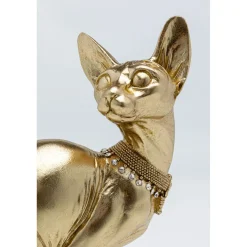 KARE Design Figurine Décorative Sitting Cat Audrey Dore 27
