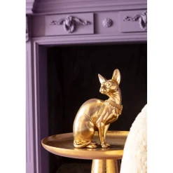 KARE Design Figurine Décorative Sitting Cat Audrey Dore 27
