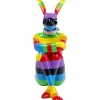 KARE Design Figurine Décorative Sitting Rabbit Rainbow 80